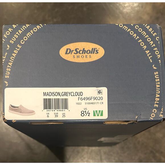 Dr. Scholls Shoes Women's Madison Slip On Fashion Sneaker 8.5 wide 8.5W Gray - Picture 6 of 6